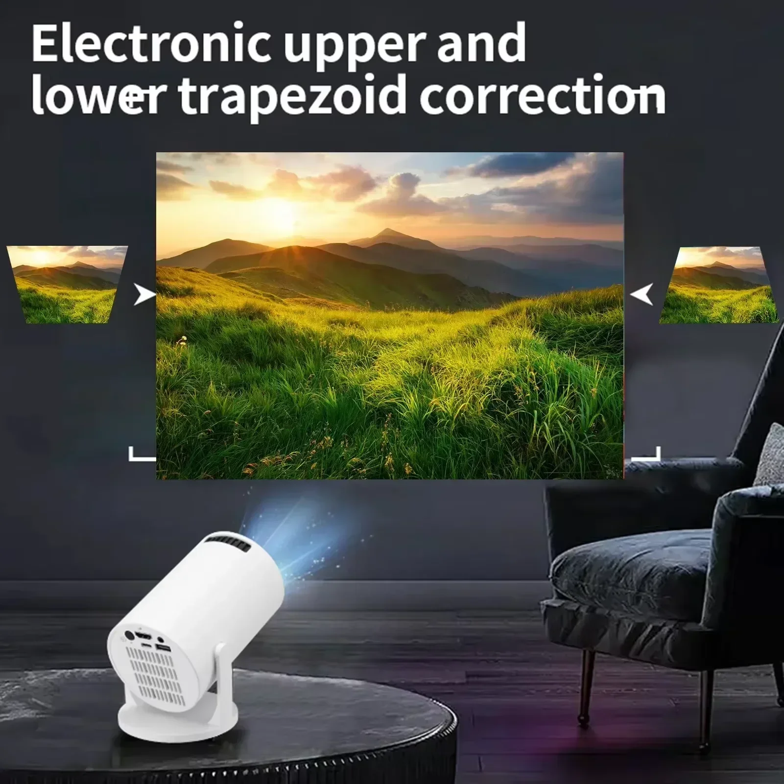 New HY300 Portable 4K Projecto - đánh giá và giá Outdoor Camping Movies