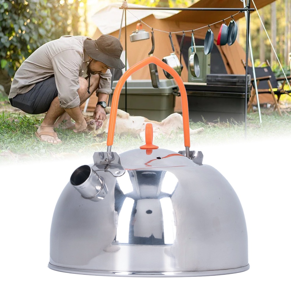 Durable Stainless Steel Portab - đánh giá và giá Outdoor Camping Kettle