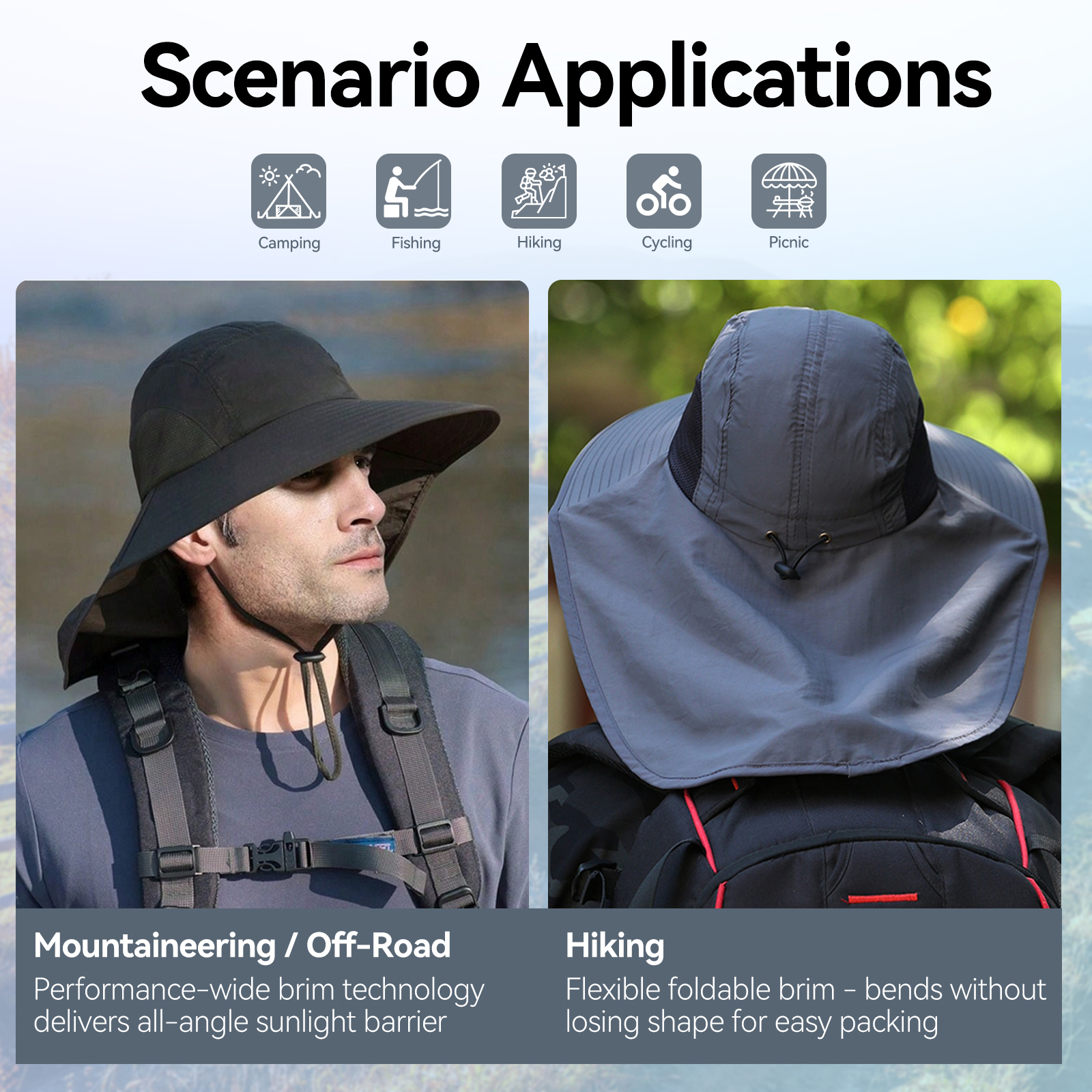 Outdoor UV Protection Sun Hat  - đánh giá và giá Camping Outdoor Quick Drying Sun Neck Protection Cap Hat