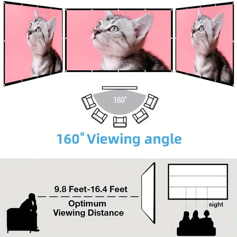 Simple wall mounted projection - đánh giá và giá Outdoor Camping Movies