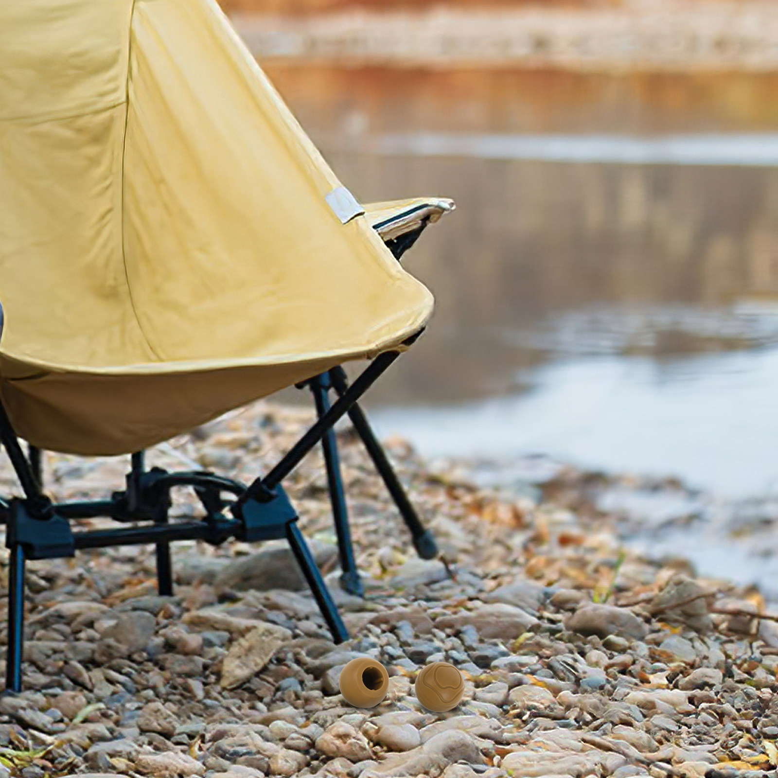 4Pcs Silicone Moon Chair Anti  - đánh giá và giá Outdoor Camping Rug